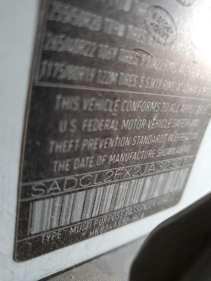 2018 Jaguar F-Pace VIN SADCL2FX2JA323017 Copart auction photo, normal wear damage thumbnail 15
