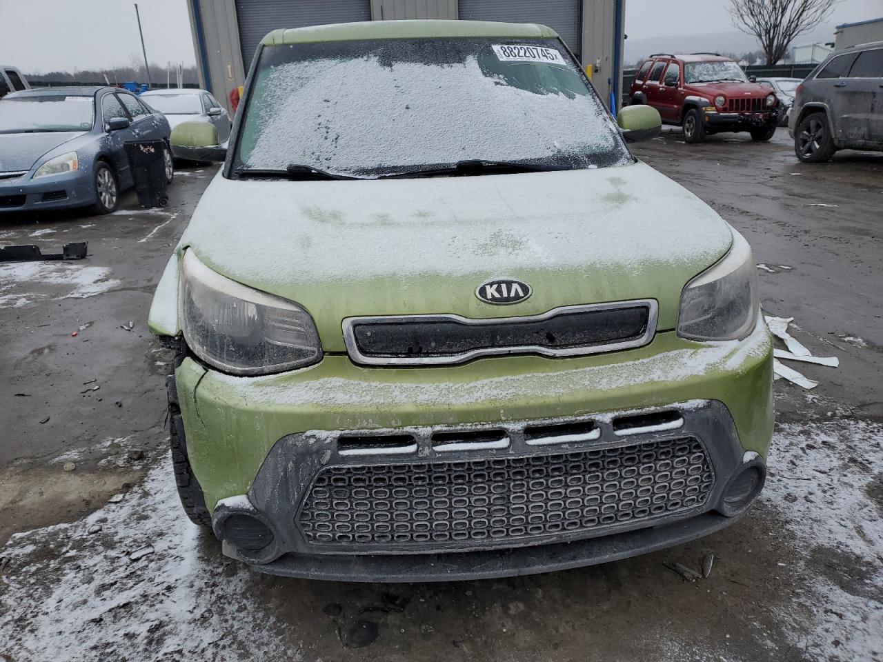 2015 KIA Soul VIN KNDJP3A55F7756533 Copart auction photo, front end damage thumbnail 5