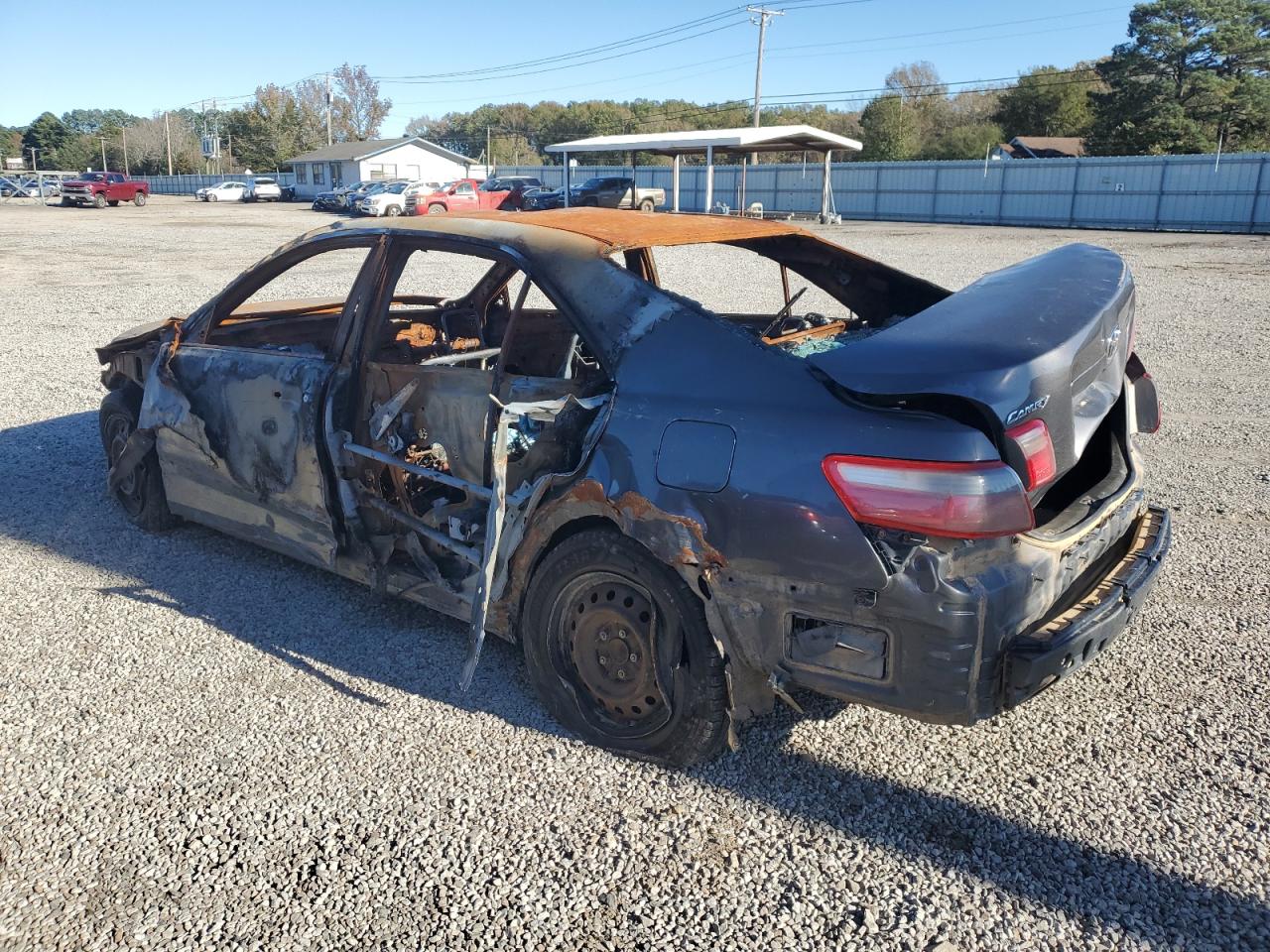 2007 Toyota Camry VIN 4T1BE46K17U184566 Copart auction photo, burn damage thumbnail 2