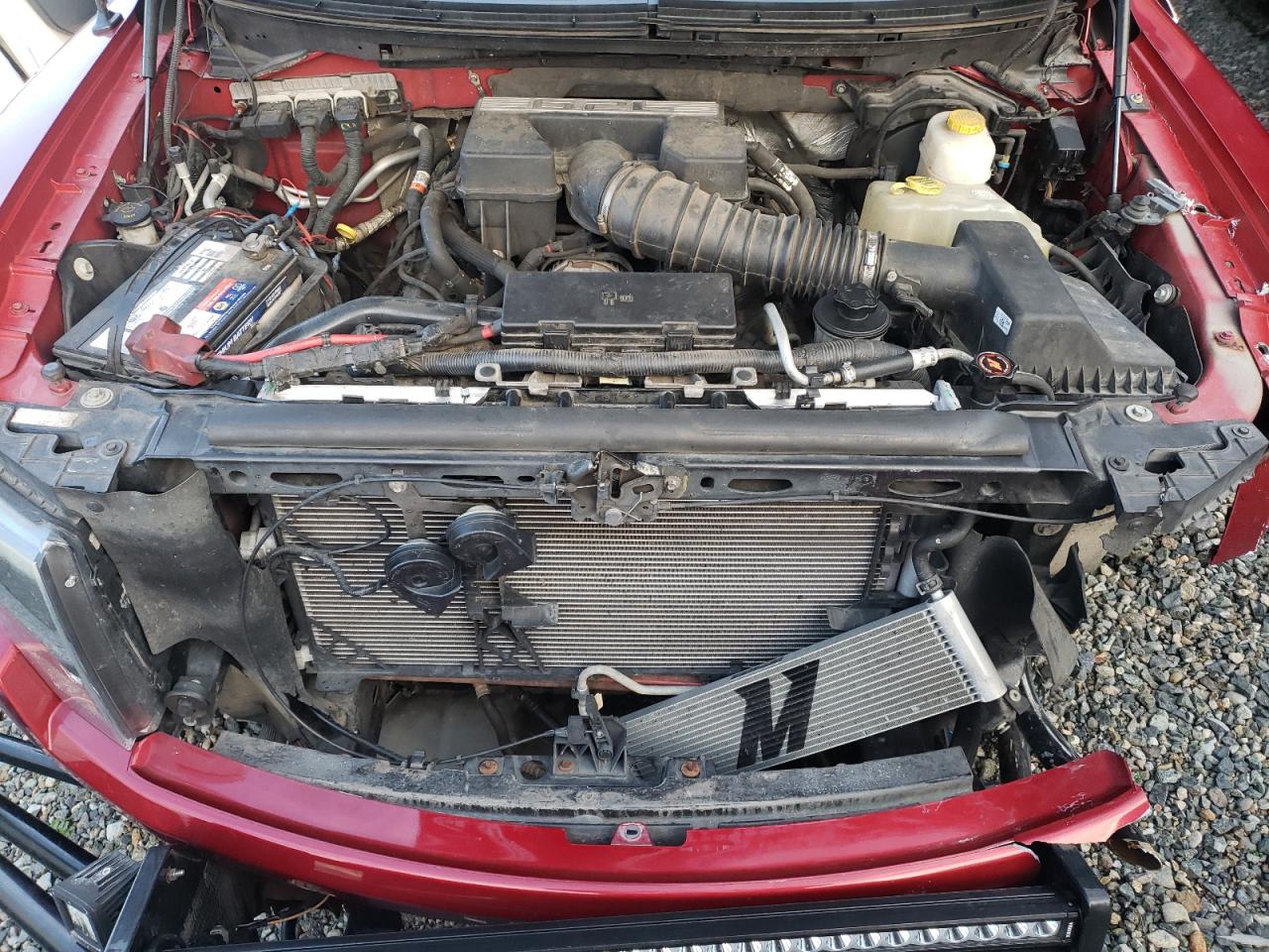 2014 Ford F-150 VIN 1FTFW1R6XEFD12255 Copart auction photo, front end / side damage thumbnail 13