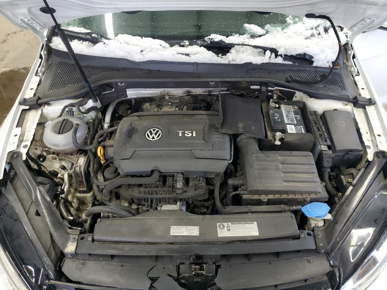 2017 Volkswagen Golf VIN 3VW117AU8HM052719 Copart auction photo, front end / side damage thumbnail 11