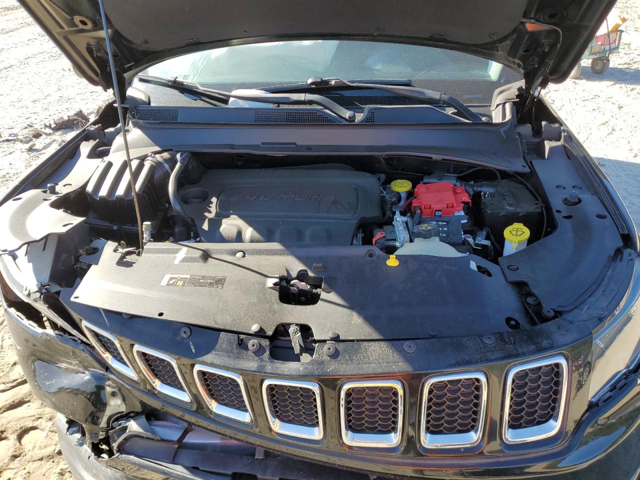 2020 Jeep Compass VIN 3C4NJDBB6LT153885 Copart auction photo, mechanical / front end damage thumbnail 13