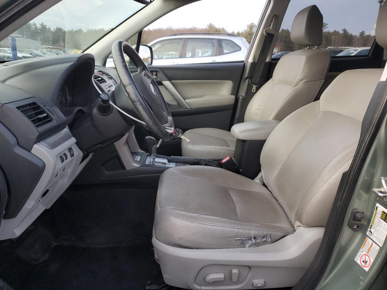 2014 Subaru Forester VIN JF2SJAHC7EH511743 Copart auction photo, front end / minor dent/scratches damage thumbnail 7