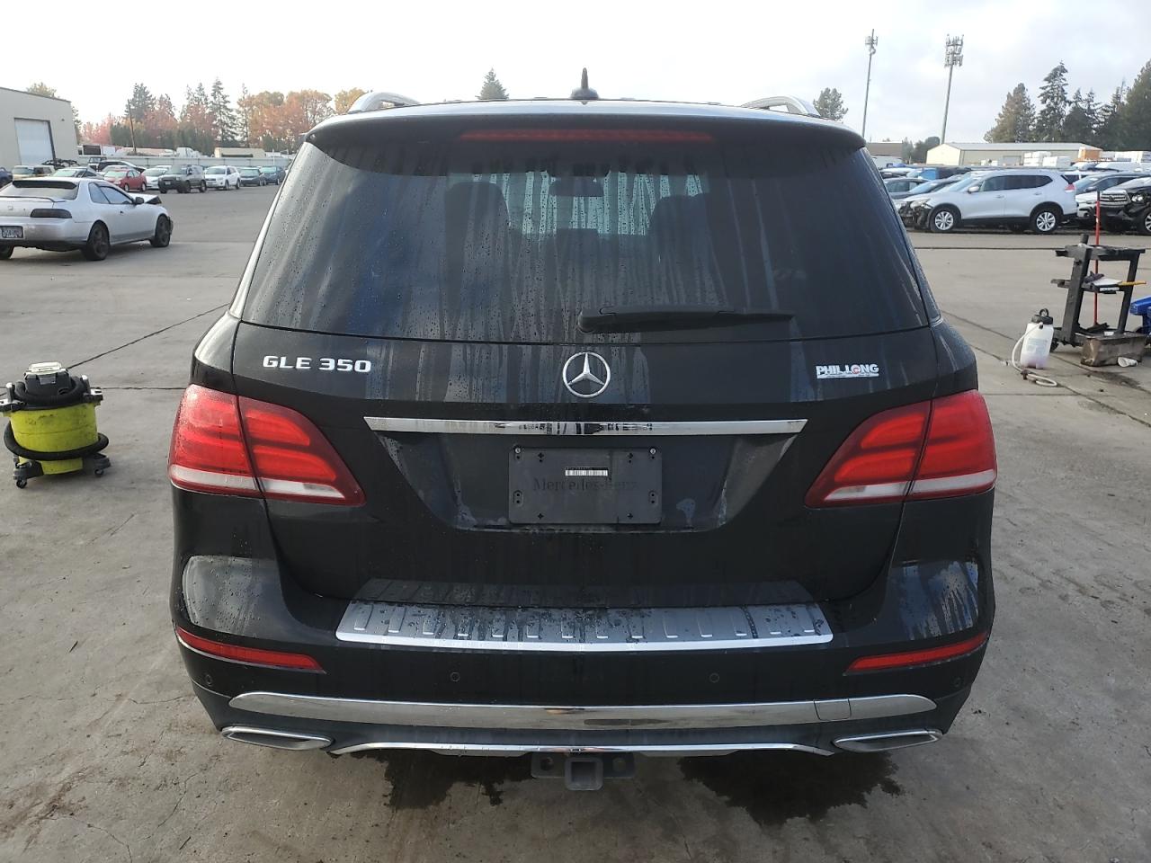 2017 Mercedes-Benz GLE VIN 4JGDA5JB3HA985326 Copart auction photo, front end / side damage thumbnail 6
