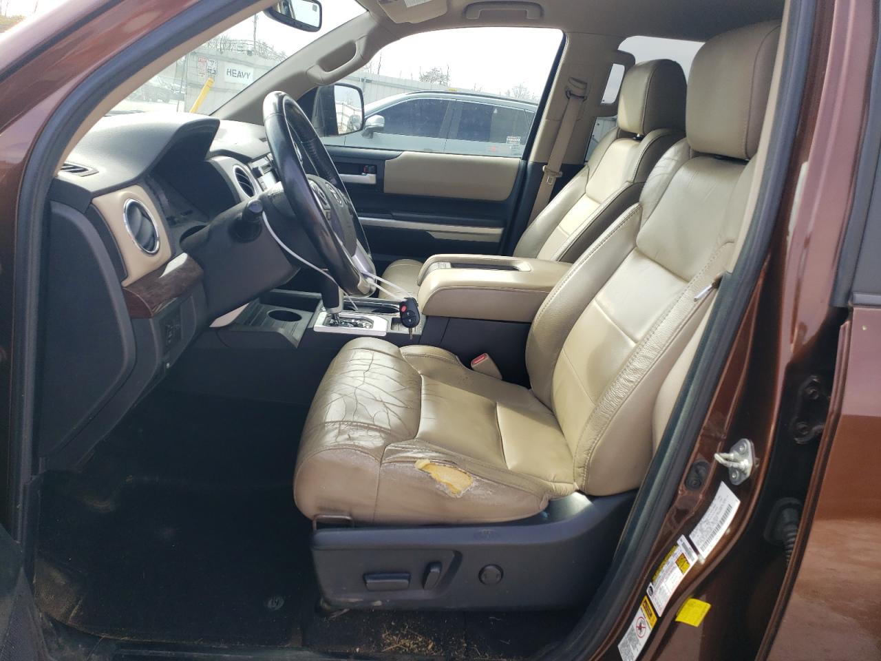 2015 Toyota Tundra VIN 5TFHY5F19FX465515 Copart auction photo, side / undercarriage damage thumbnail 7