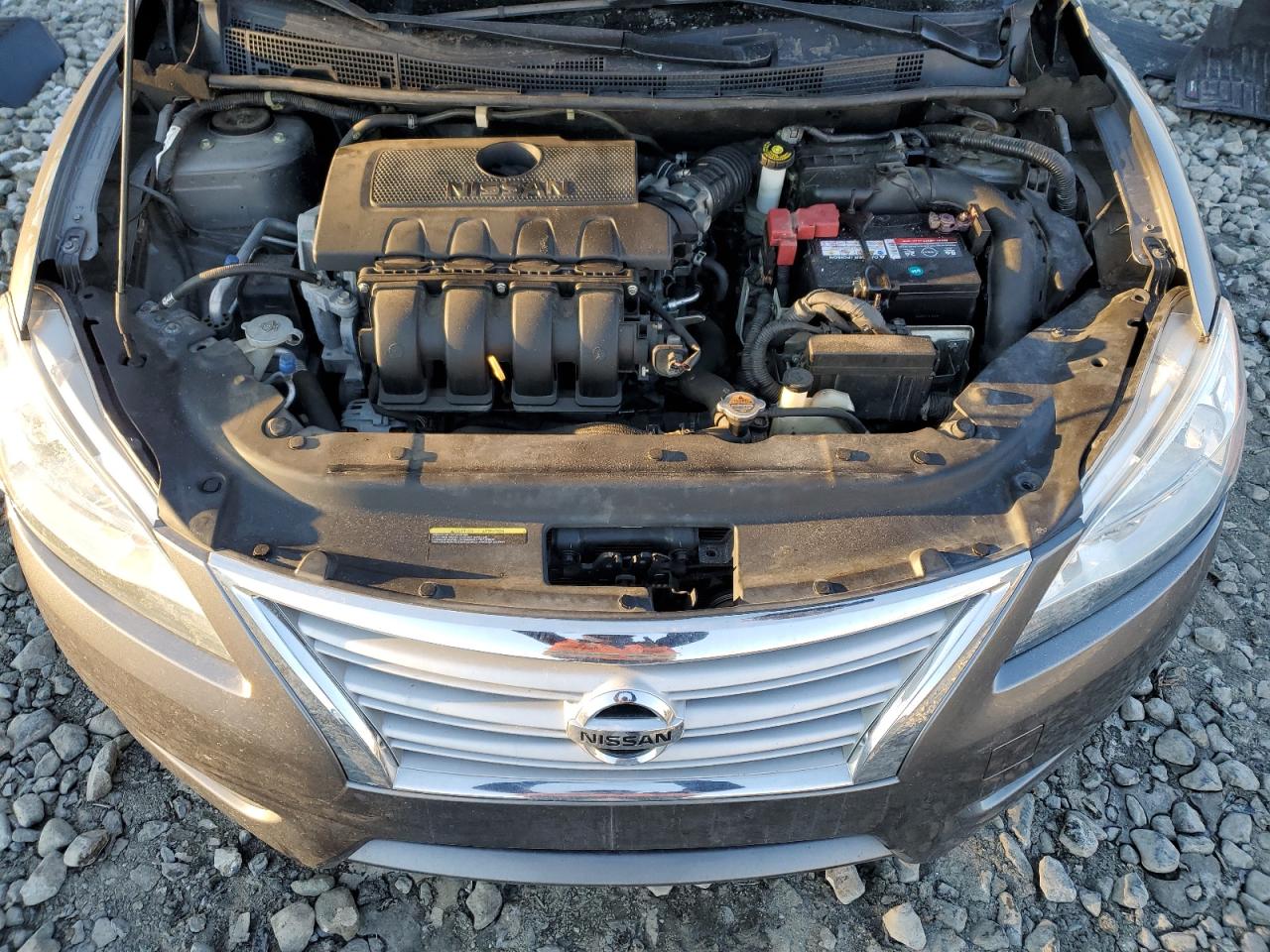 2015 Nissan Sentra VIN 3N1AB7AP8FY374800 Copart auction photo, front end / side damage thumbnail 12