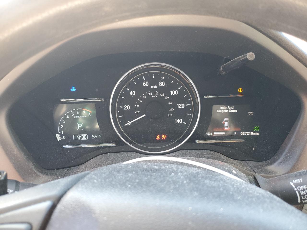 2019 Honda HR-V VIN 3CZRU6H53KM737749 Copart auction photo, side / rear end damage thumbnail 9