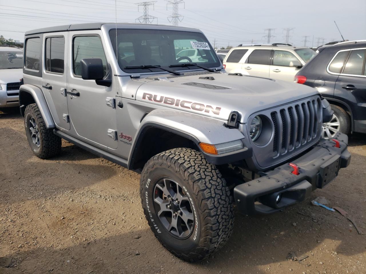 2019 Jeep Wrangler VIN 1C4HJXFG1KW632969 Copart auction photo, rear end / minor dent/scratches damage thumbnail 4
