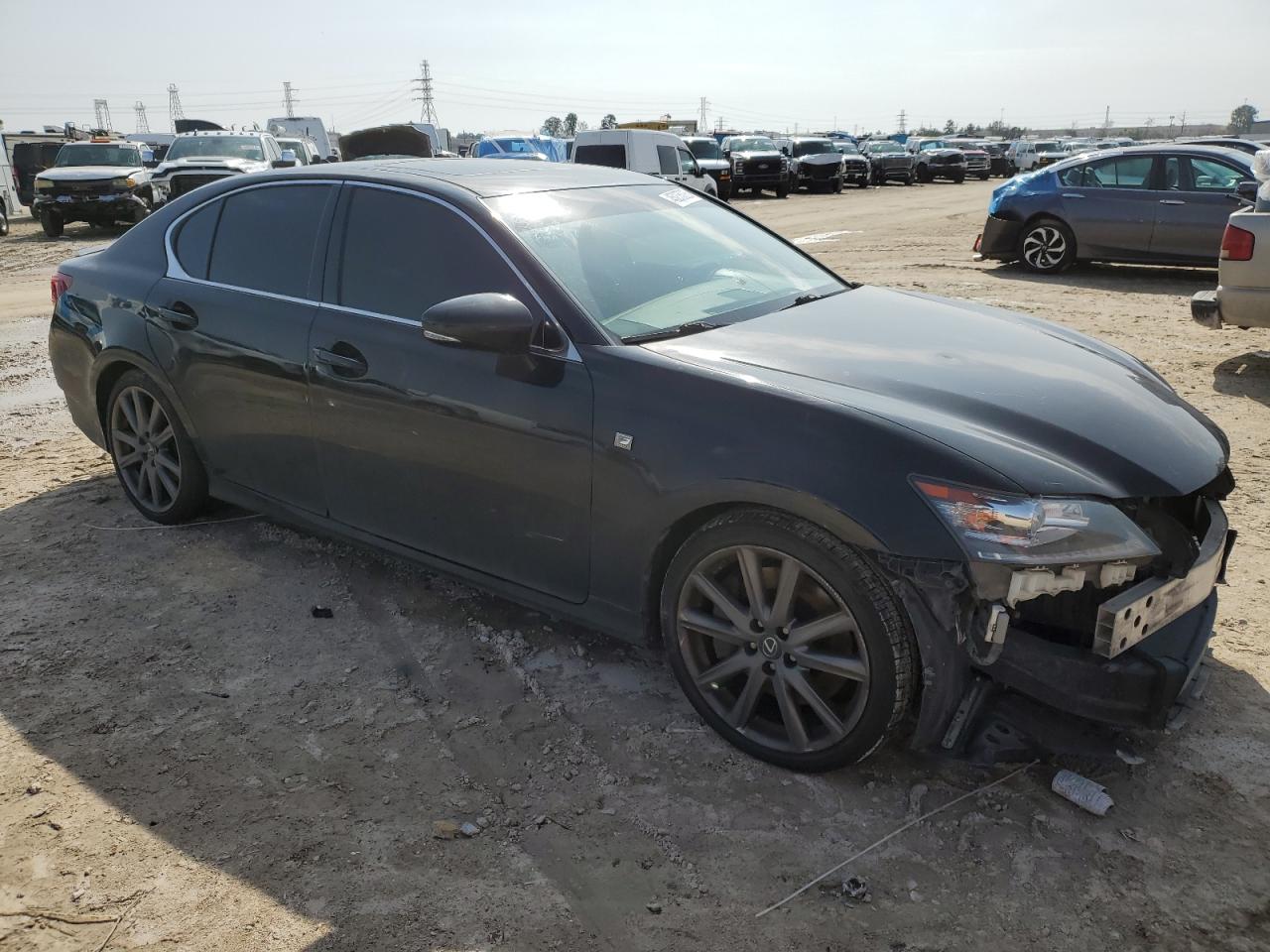 2014 Lexus GS VIN JTHBE1BL3E5030156 Copart auction photo, front end / rear end damage thumbnail 4