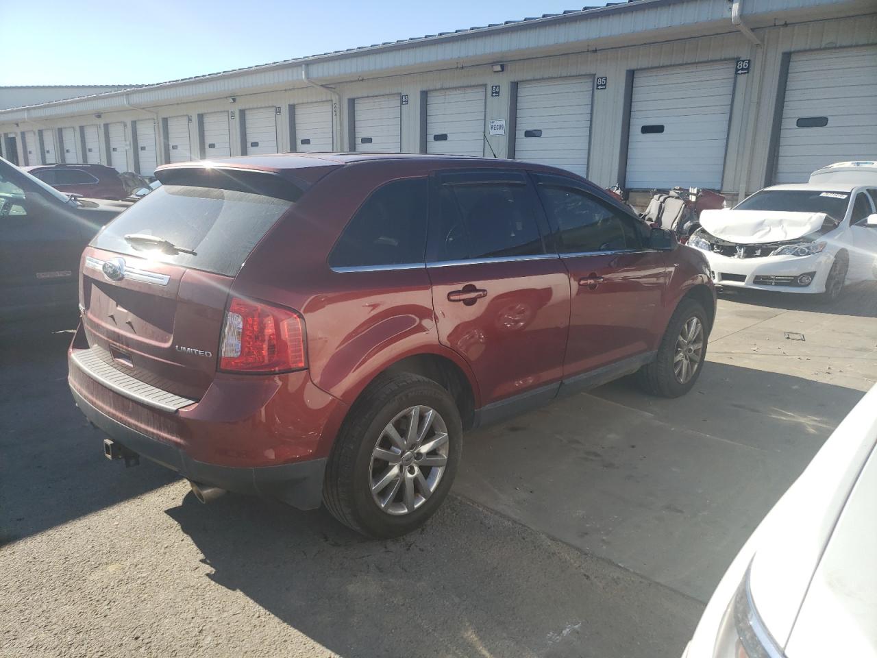 2014 Ford Edge VIN 2FMDK3KCXEBA19354 Copart auction photo, front end / undercarriage damage thumbnail 3