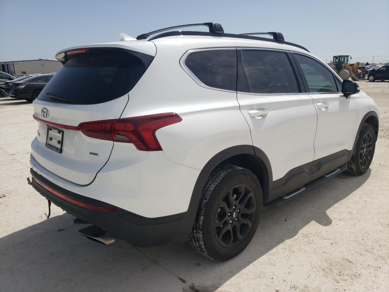 2022 Hyundai Santa Fe VIN 5NMS6DAJ3NH438444 Copart auction photo, rear end / minor dent/scratches damage thumbnail 3
