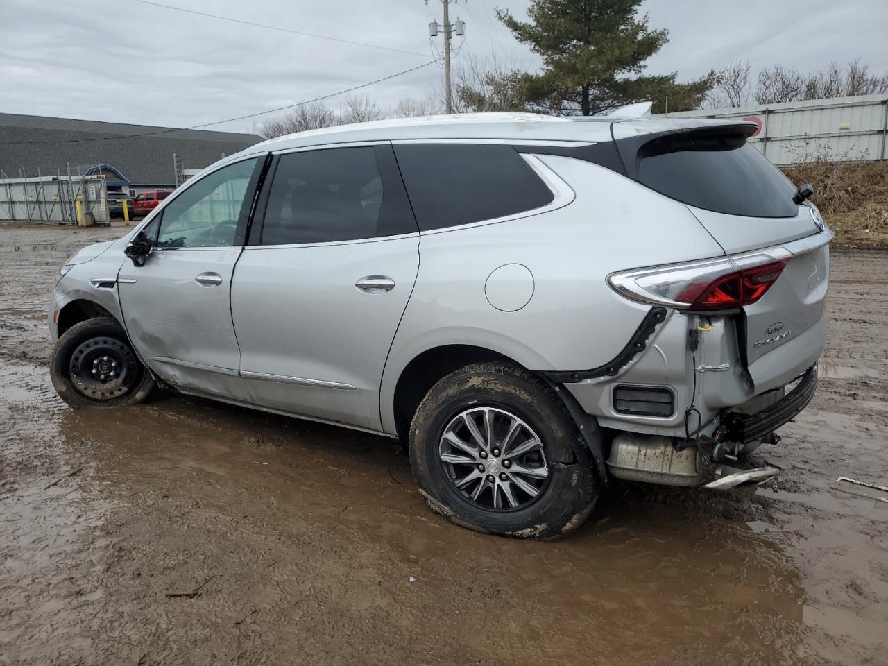2022 Buick Enclave VIN 5GAERBKW3NJ135954 Copart auction photo, side / rear end damage thumbnail 2