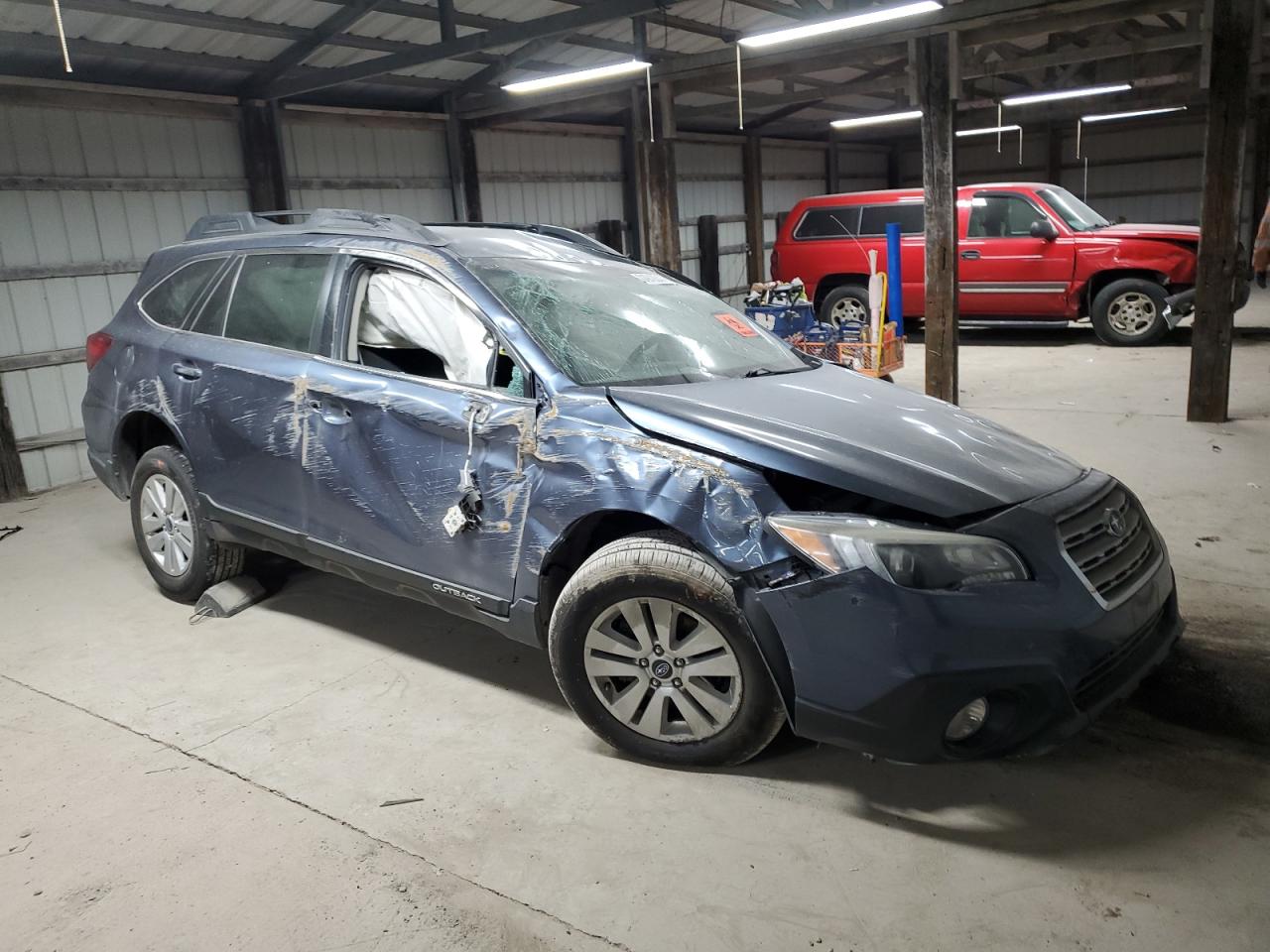 2017 Subaru Outback VIN 4S4BSACC1H3422363 Copart auction photo, rollover damage thumbnail 4