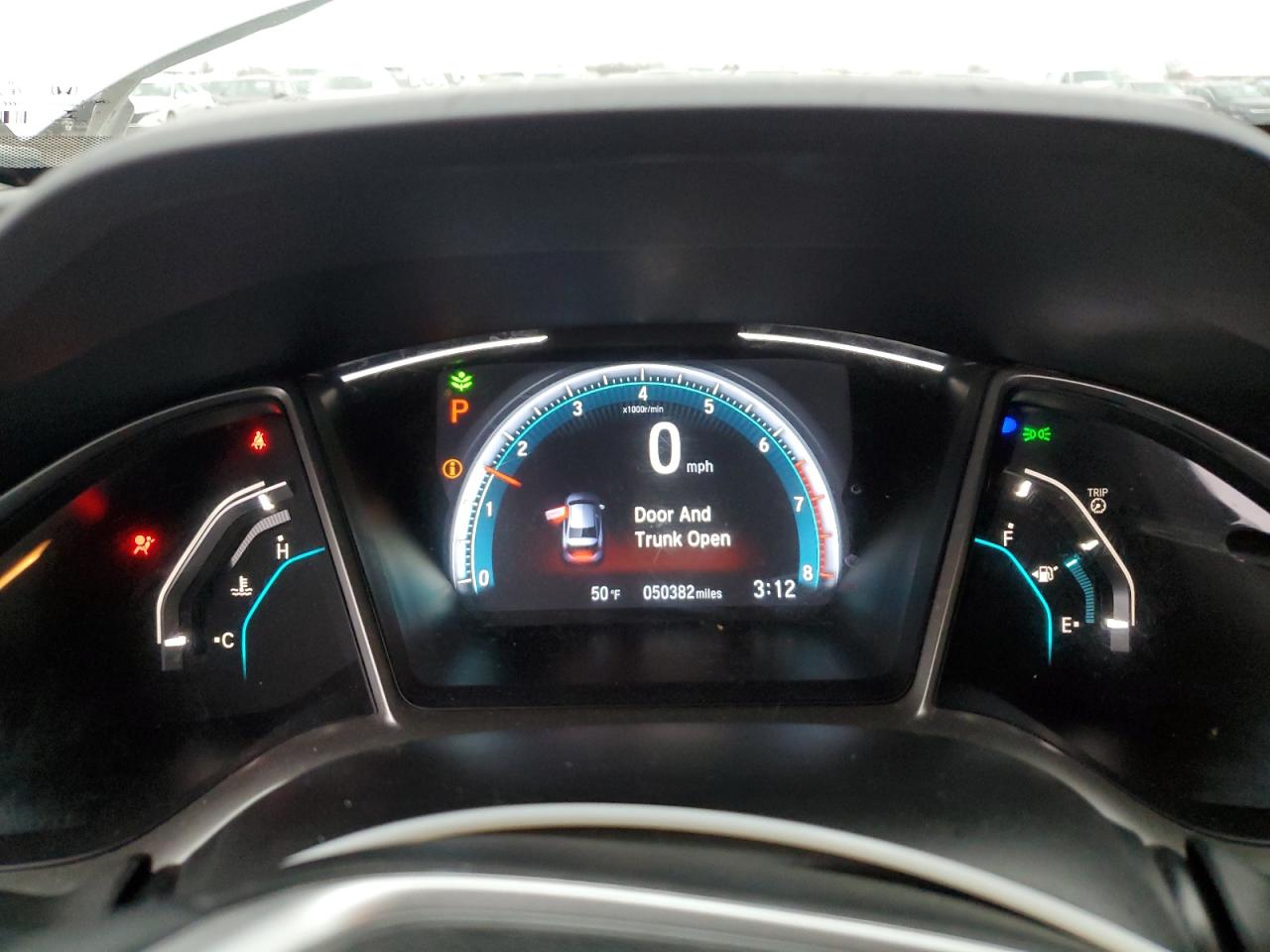 2020 Honda Civic VIN 19XFC1F73LE012490 Copart auction photo, front end damage thumbnail 9