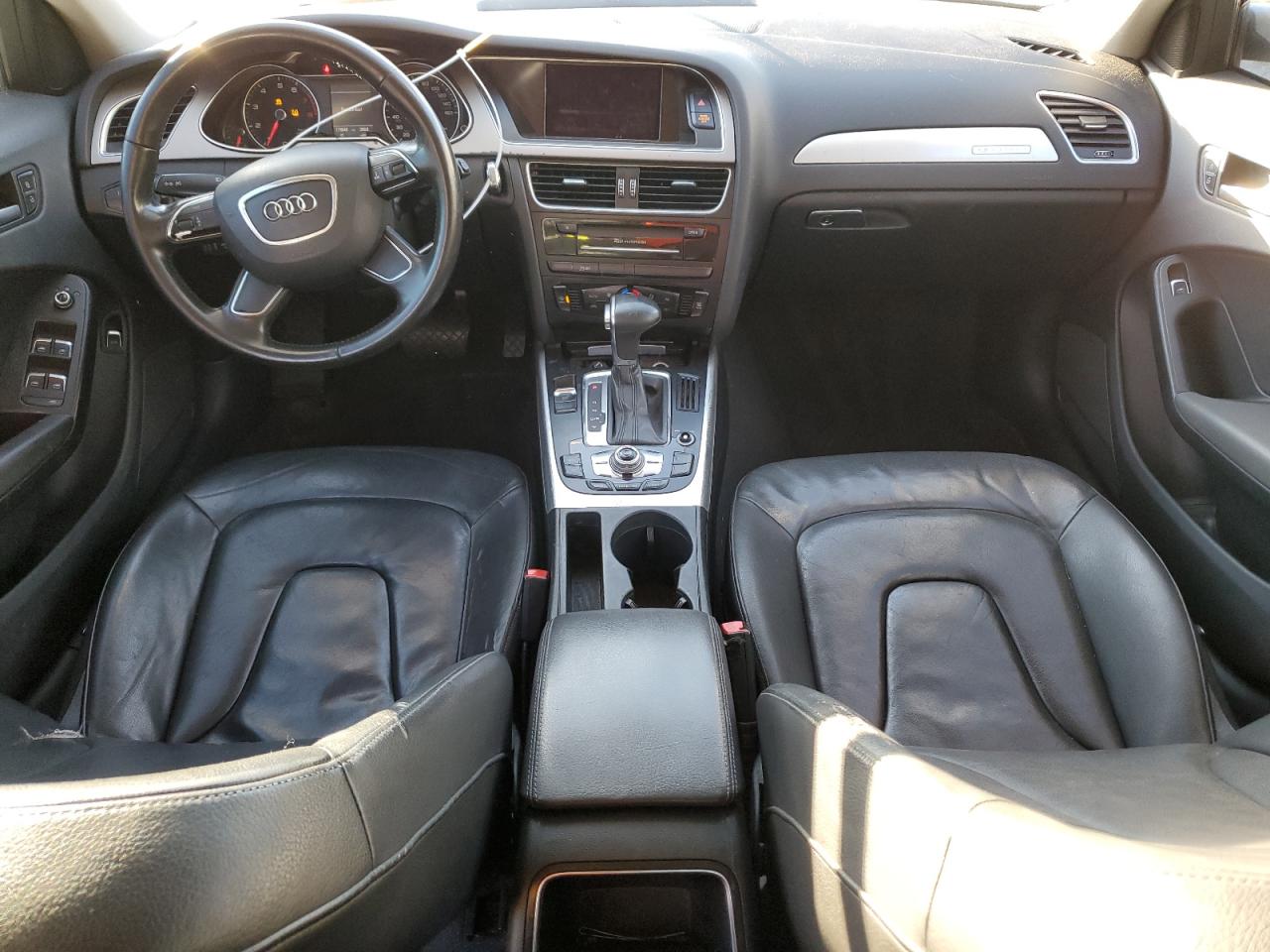 2013 Audi A4 VIN WAUBFAFLXDN038615 Copart auction photo, front end / side damage thumbnail 8