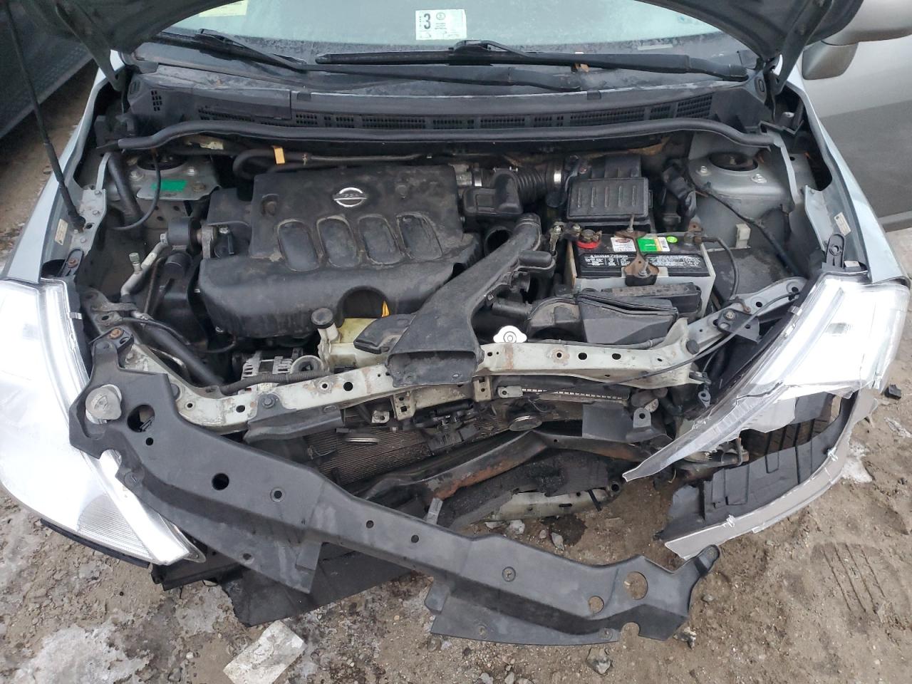 2007 Nissan Versa VIN 3N1BC13E67L433061 Copart auction photo, front end damage thumbnail 11