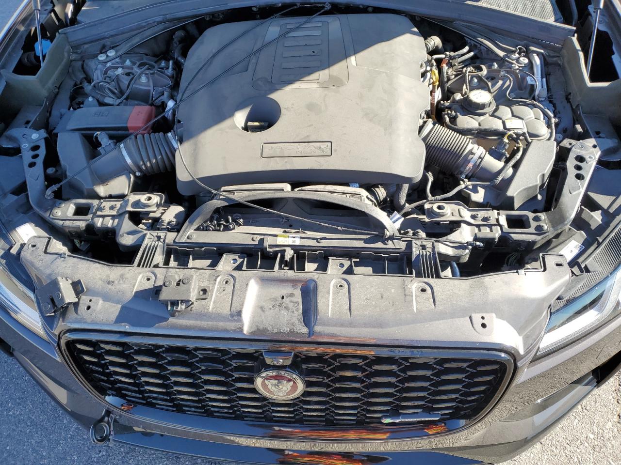 2021 Jaguar F-Pace VIN SADCT2FU0MA681355 Copart auction photo, undercarriage damage thumbnail 14