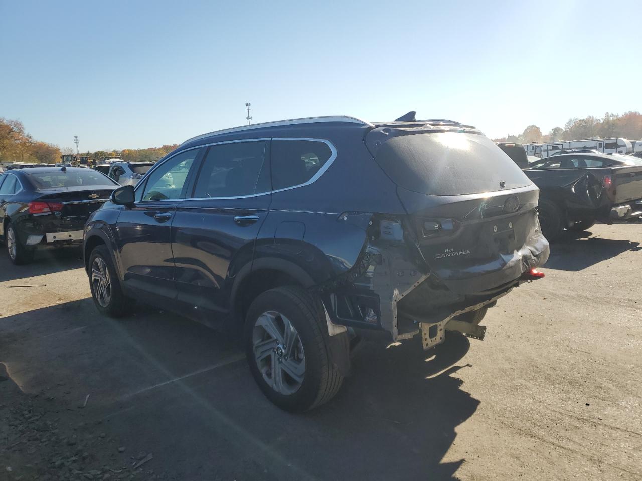 2023 Hyundai Santa Fe VIN 5NMS2DAJ3PH569629 Copart auction photo, rear end damage thumbnail 2