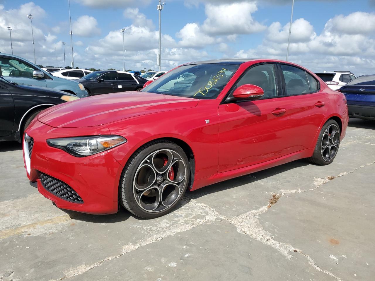 2022 Alfa Romeo Giulia VIN ZARFAMBN2N7660407
