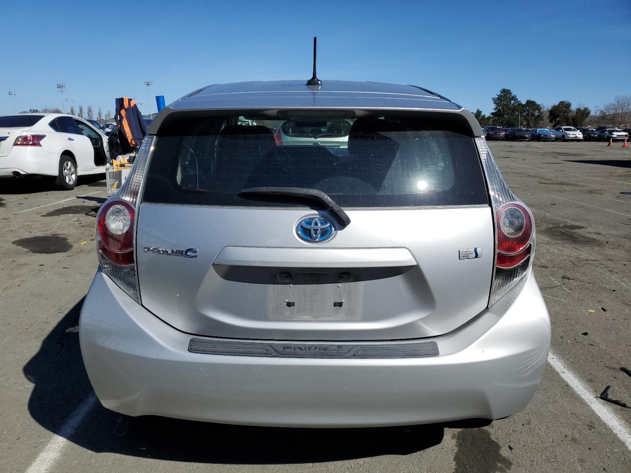 2012 Toyota Prius VIN JTDKDTB38C1012885 Copart auction photo, side / minor dent/scratches damage thumbnail 6