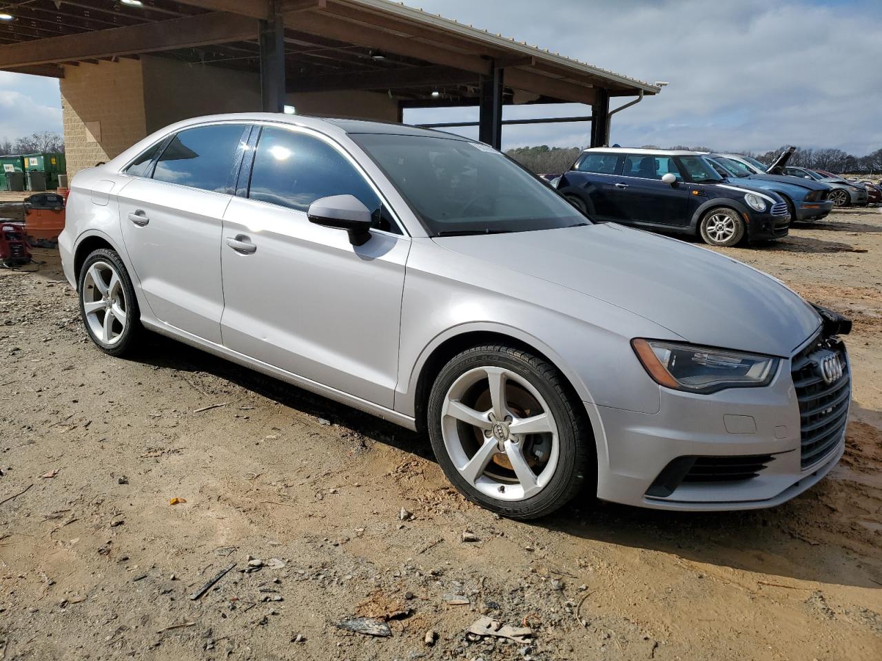 2015 Audi A3 VIN WAUACGFF4F1026049 Copart auction photo, front end damage thumbnail 4