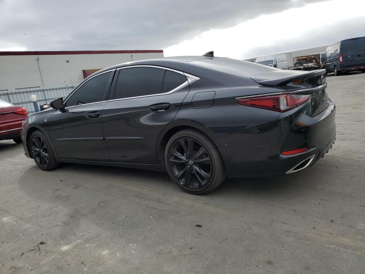 2023 Lexus ES VIN 58AJZ1B19PU145728 Copart auction photo, side / rear end damage thumbnail 2