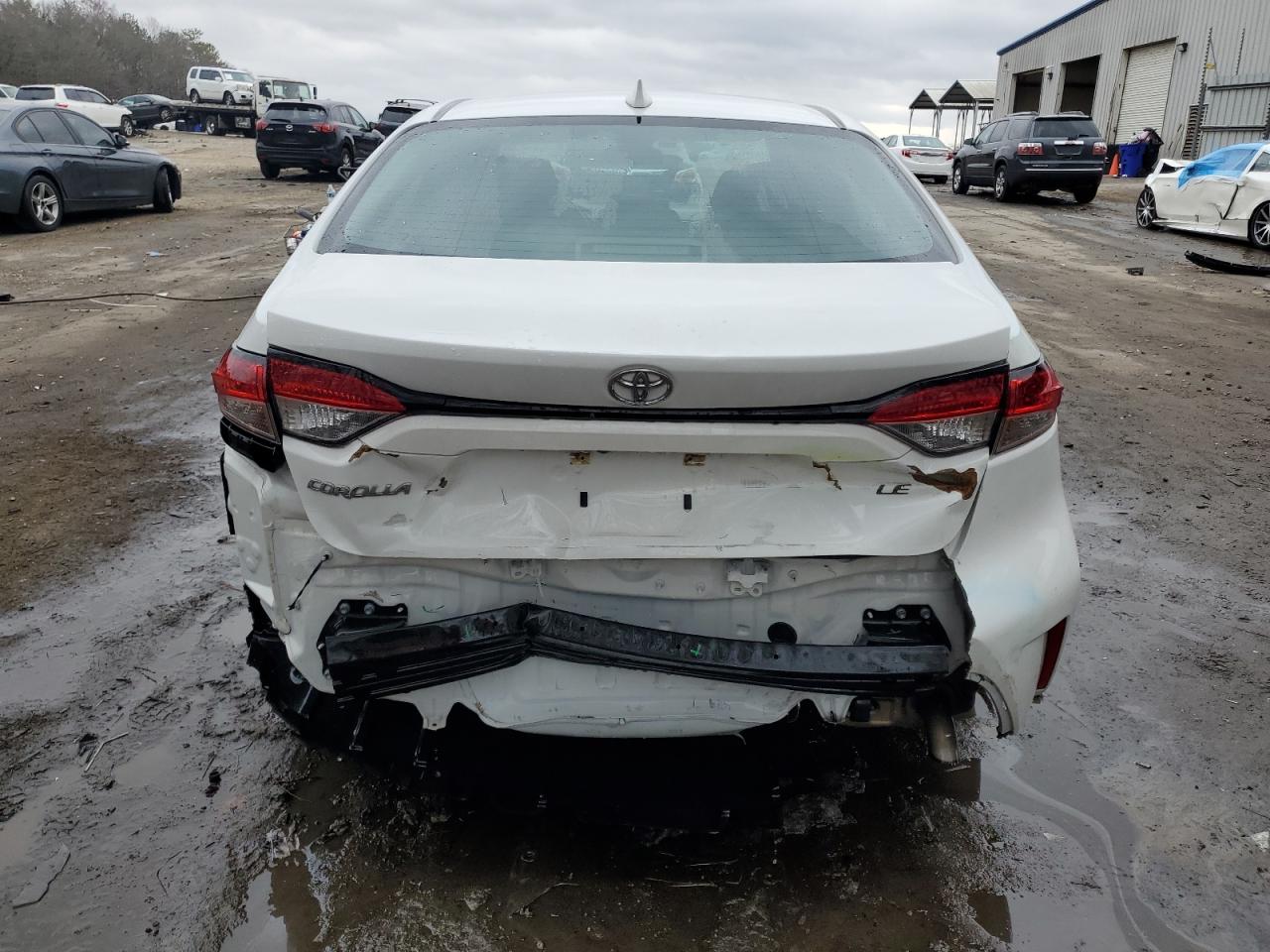 2021 Toyota Corolla VIN 5YFEPMAE8MP147052 Copart auction photo, rear end damage thumbnail 6