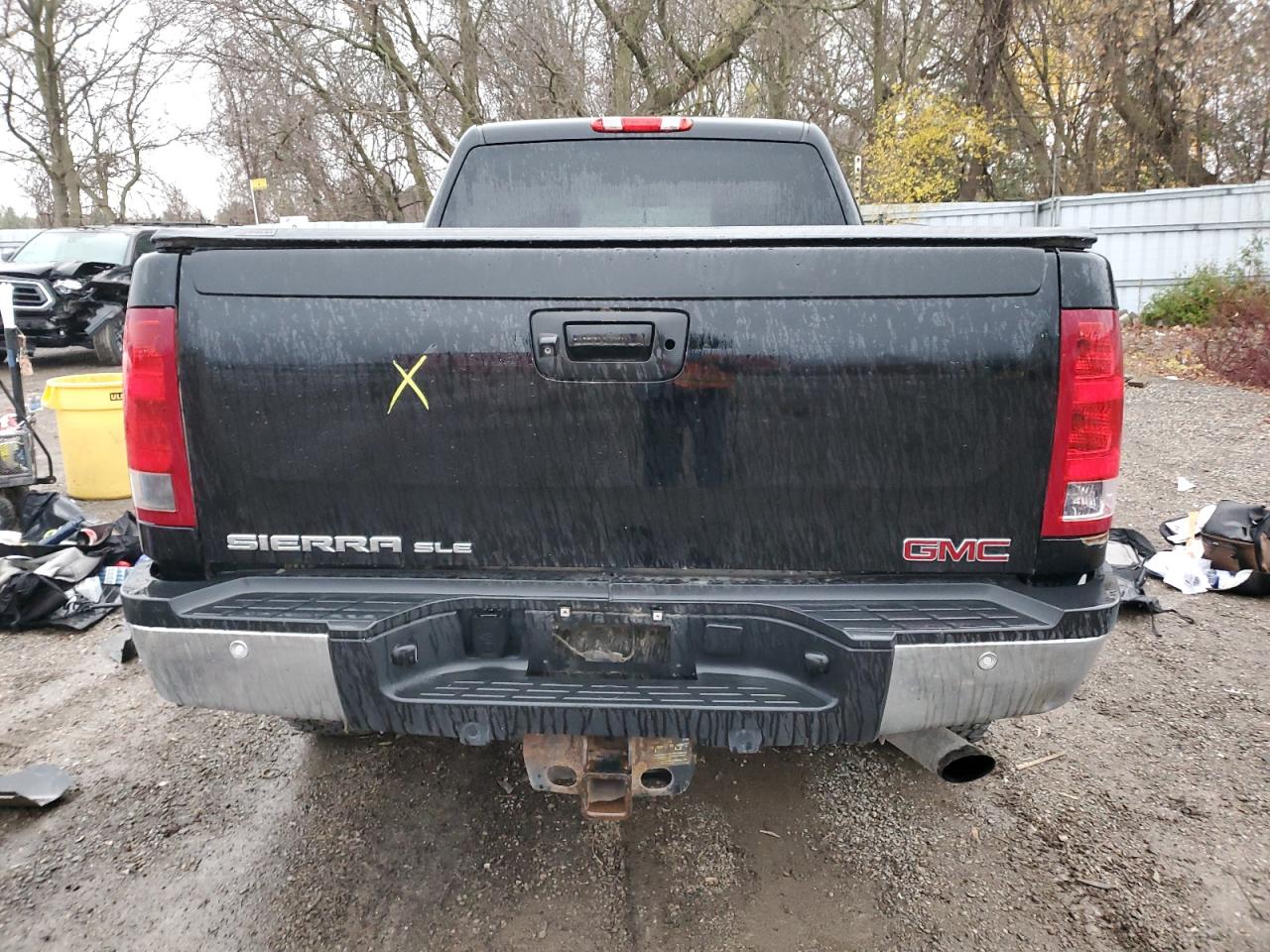 2014 GMC Sierra VIN 1GT120CG9EF121511 Copart auction photo, front end / side damage thumbnail 6