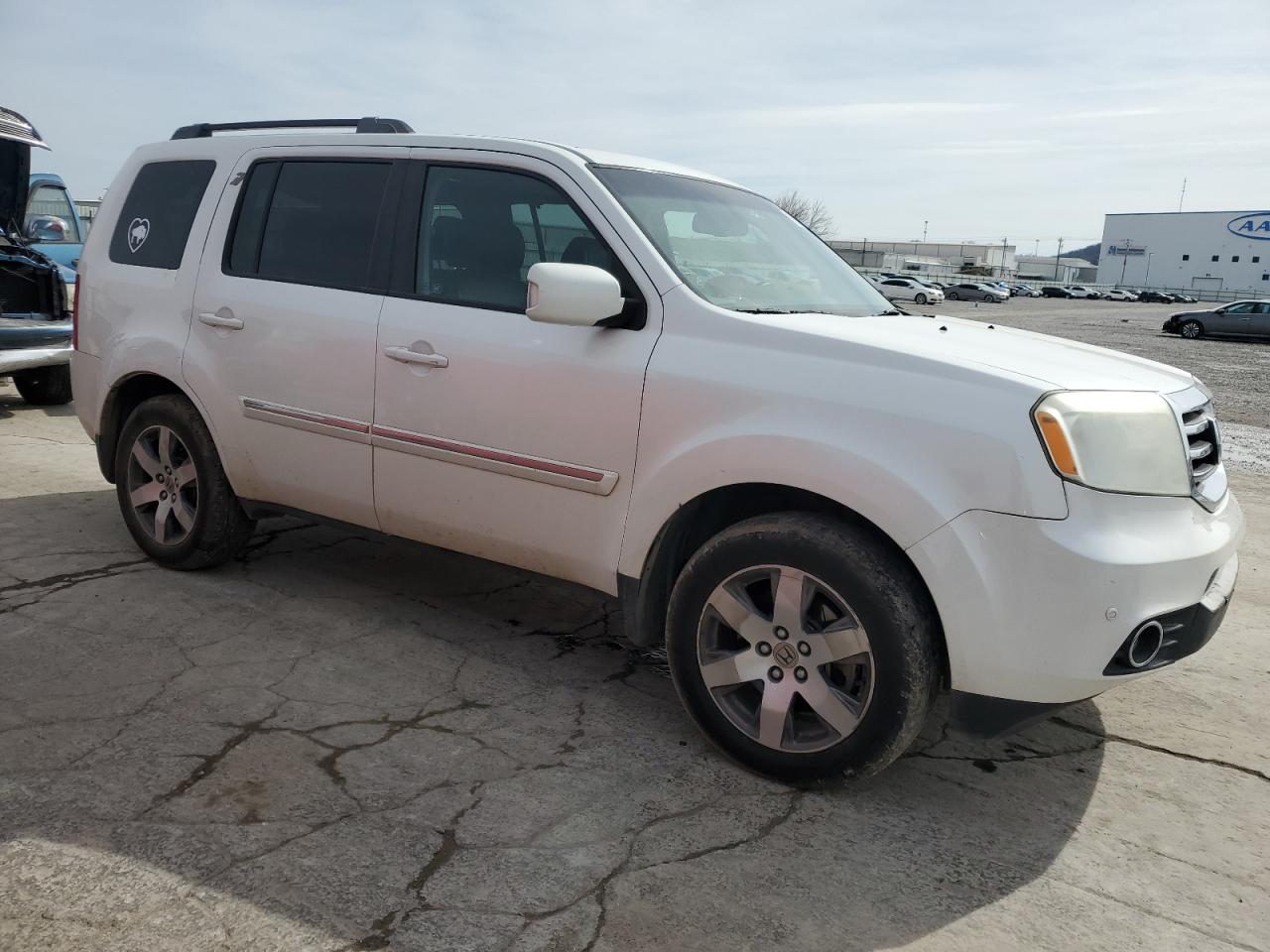 2012 Honda Pilot VIN 5FNYF4H91CB030142 Copart auction photo, all over damage thumbnail 4