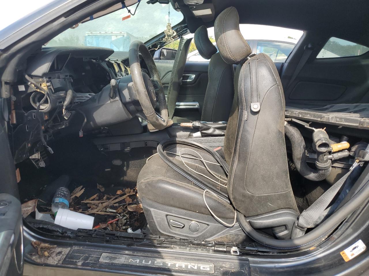 2017 Ford Mustang VIN 1FA6P8CF6H5323266 Copart auction photo, vandalism damage thumbnail 7