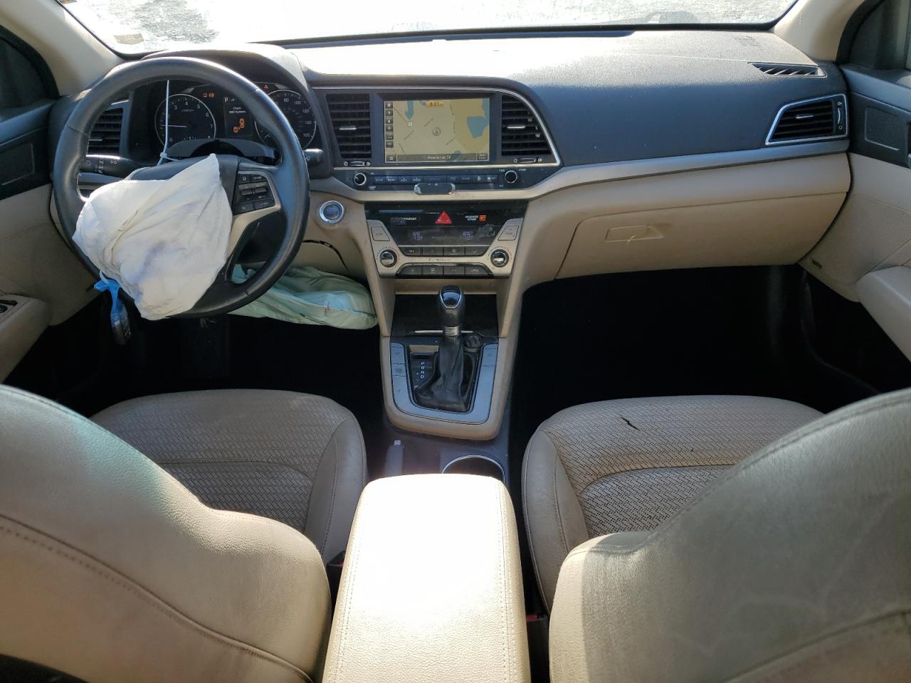 2017 Hyundai Elantra VIN KMHD84LF1HU061875 Copart auction photo, front end damage thumbnail 8