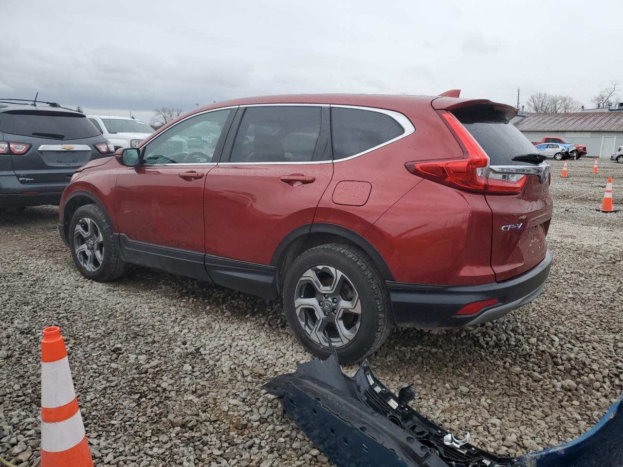 2019 Honda CR-V VIN 2HKRW2H56KH651298 Copart auction photo, front end damage thumbnail 2
