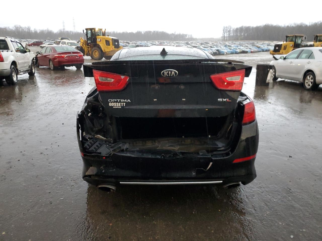2014 KIA Optima VIN 5XXGR4A69EG286029 Copart auction photo, rear end damage thumbnail 6