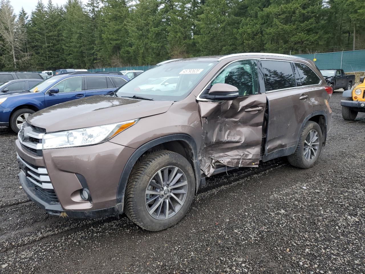 2019 Toyota Highlander VIN 5TDJZRFH4KS971708