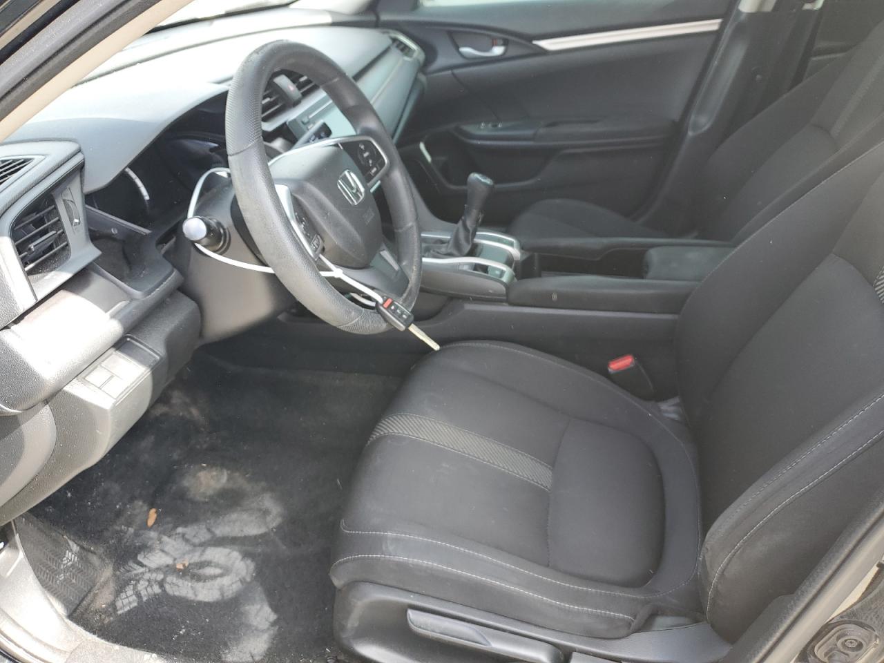 2016 Honda Civic VIN 19XFC2E52GE032399 Copart auction photo, front end / side damage thumbnail 7