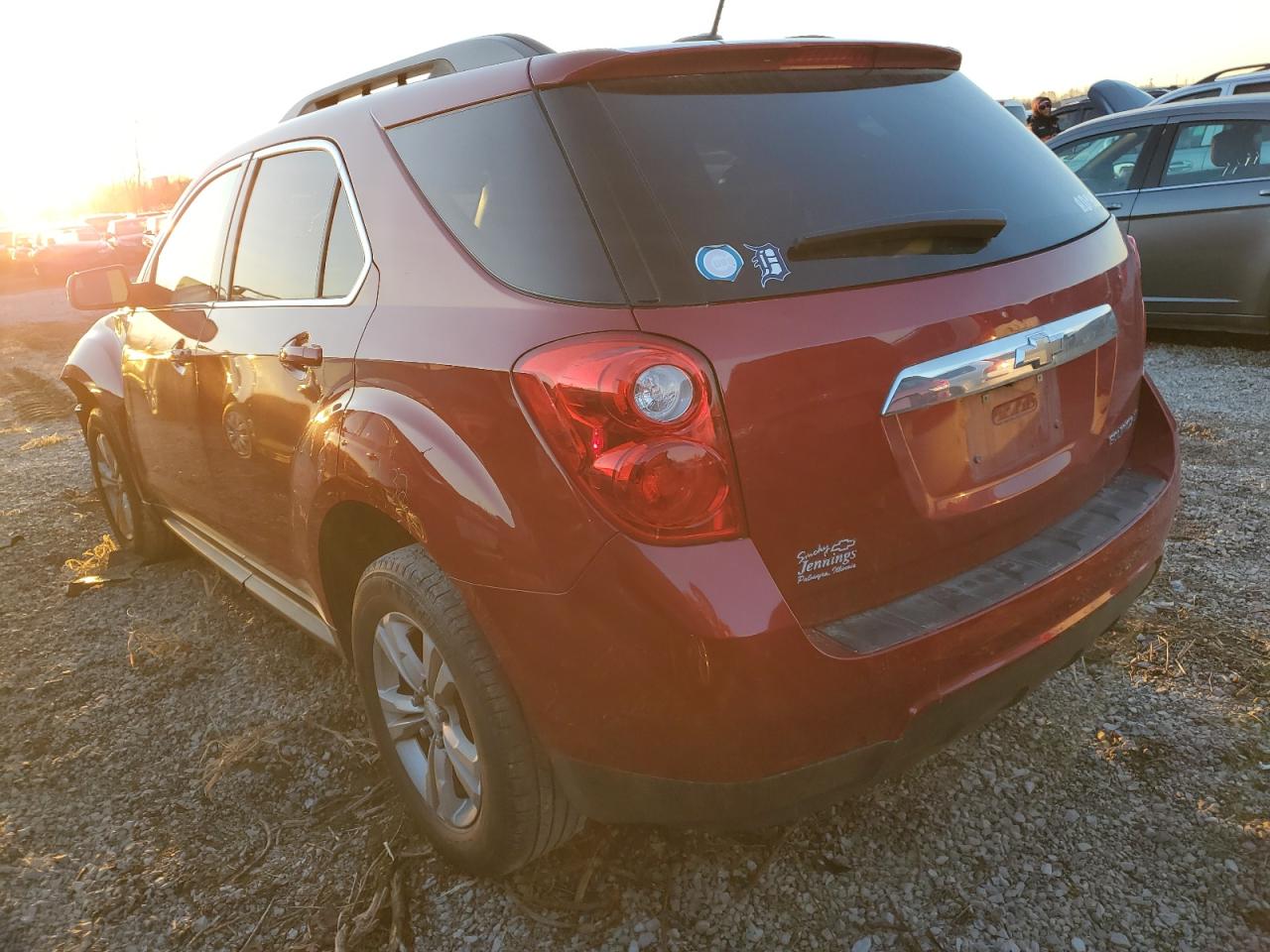 2015 Chevrolet Equinox VIN 1GNALCEK0FZ143601 Copart auction photo, front end / side damage thumbnail 2