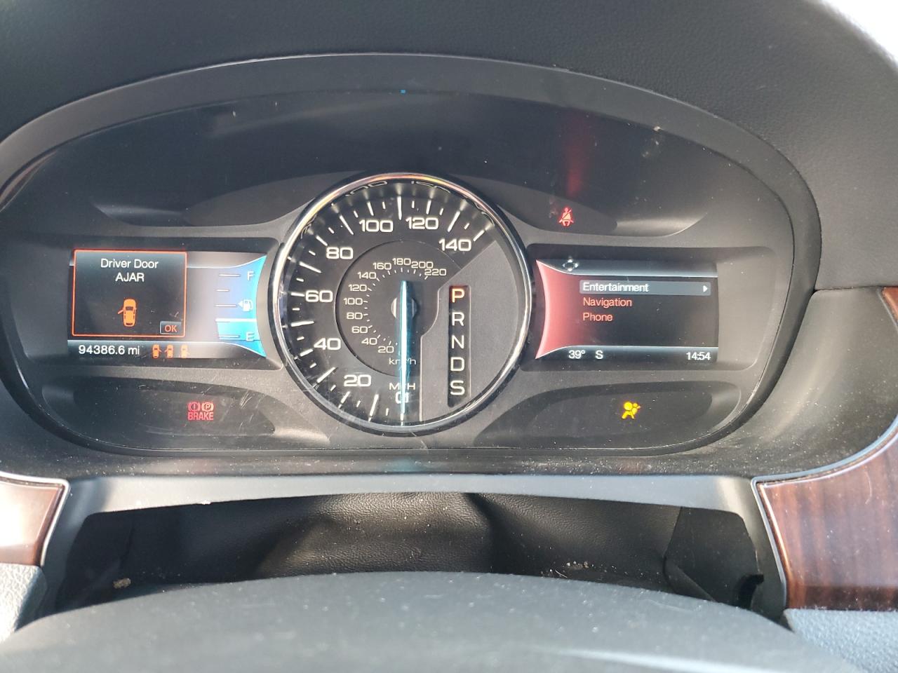 2014 Ford Edge VIN 2FMDK4KC7EBA65150 Copart auction photo, side damage thumbnail 9