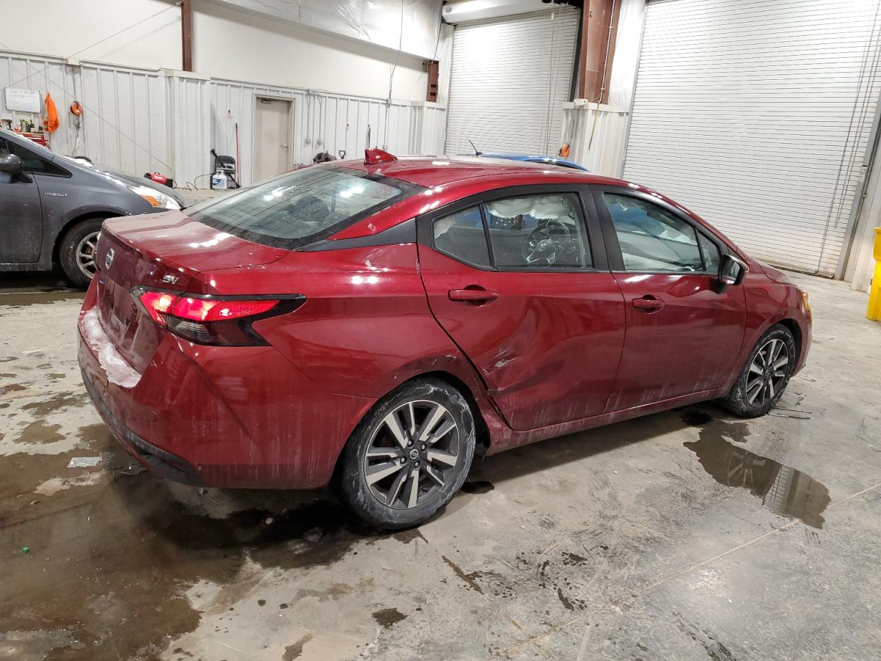 2021 Nissan Versa VIN 3N1CN8EV3ML855756 Copart auction photo, all over damage thumbnail 3