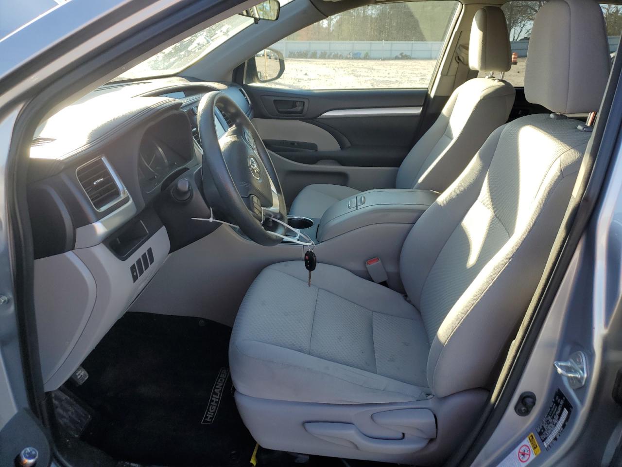 2015 Toyota Highlander VIN 5TDZKRFH3FS069127 Copart auction photo, front end / rear end damage thumbnail 7
