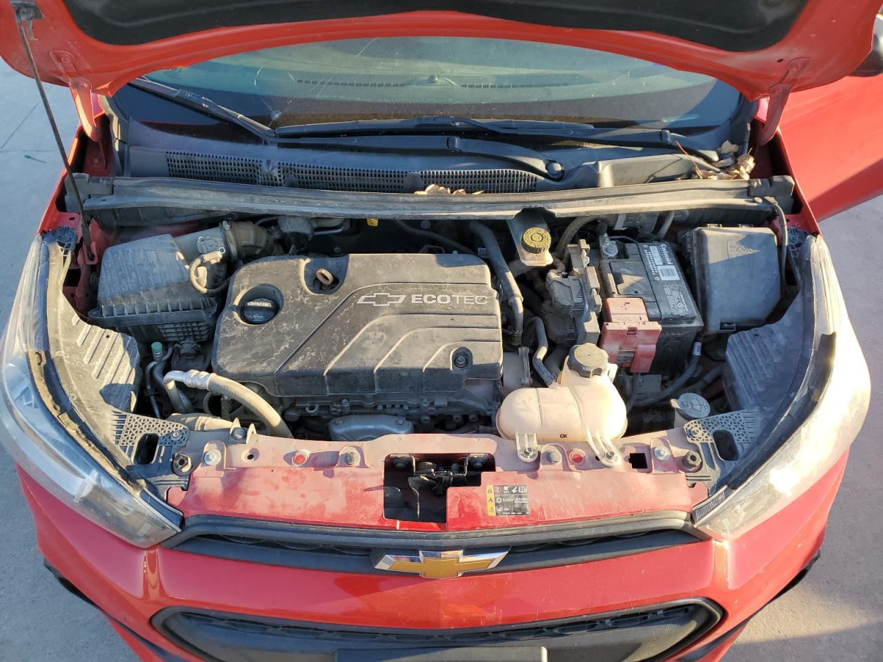 2017 Chevrolet Spark VIN KL8CB6SA1HC827363 Copart auction photo, side damage thumbnail 12