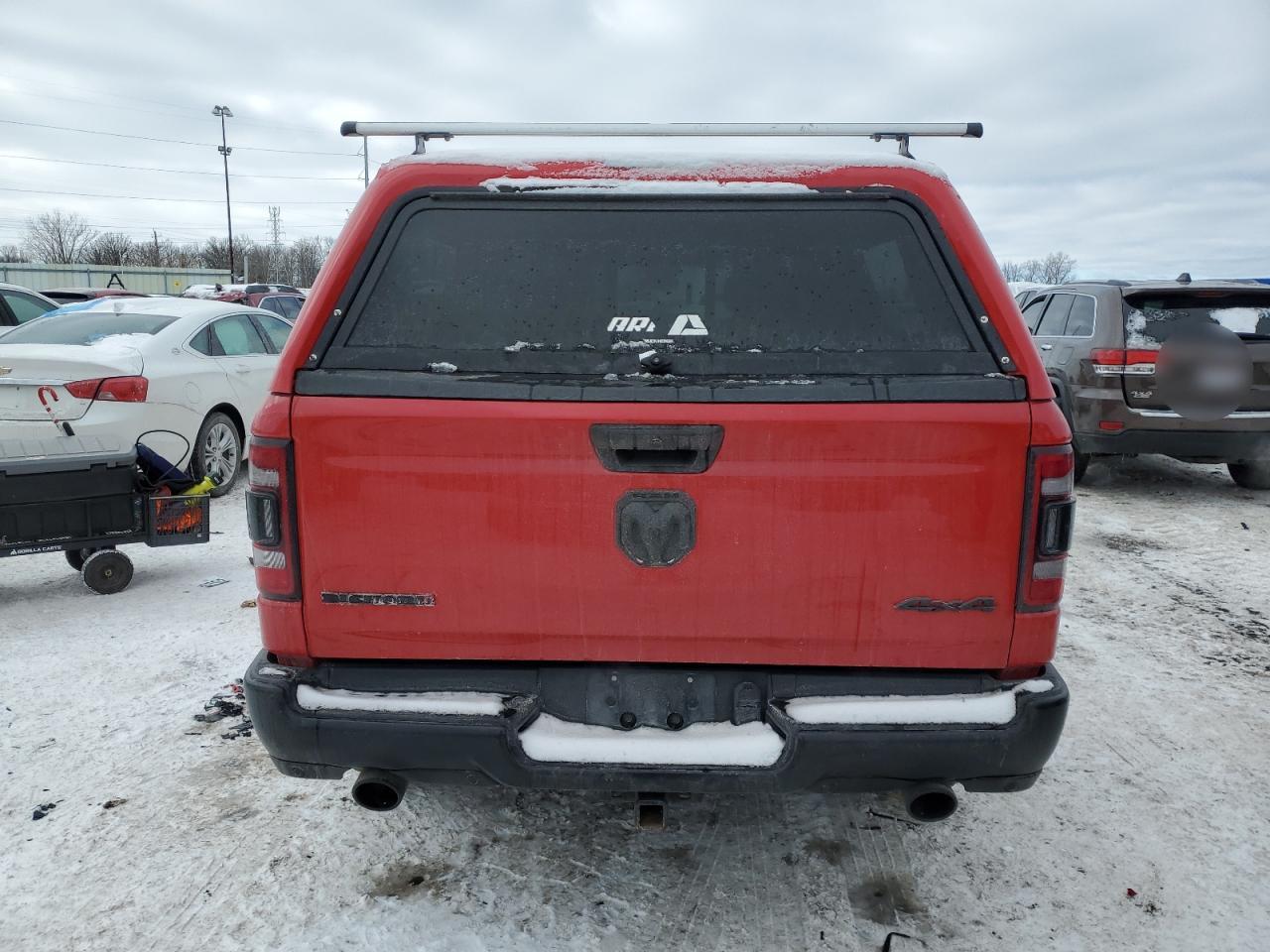 2021 RAM 1500 VIN 1C6SRFFT9MN672089 Copart auction photo, front end damage thumbnail 6