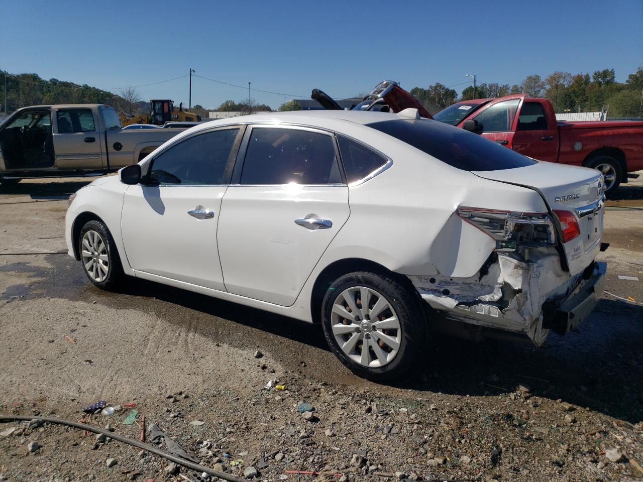 2017 Nissan Sentra VIN 3N1AB7AP4HY284921 Copart auction photo, rear end damage thumbnail 2