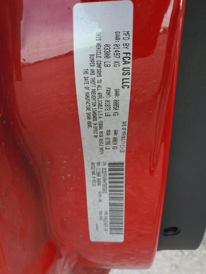 2017 Fiat 500 VIN 3C3CFFKRXHT555325 Copart auction photo, front end damage thumbnail 12