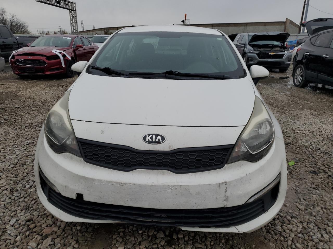 2016 KIA Rio VIN KNADM4A31G6695082 Copart auction photo, mechanical damage thumbnail 5