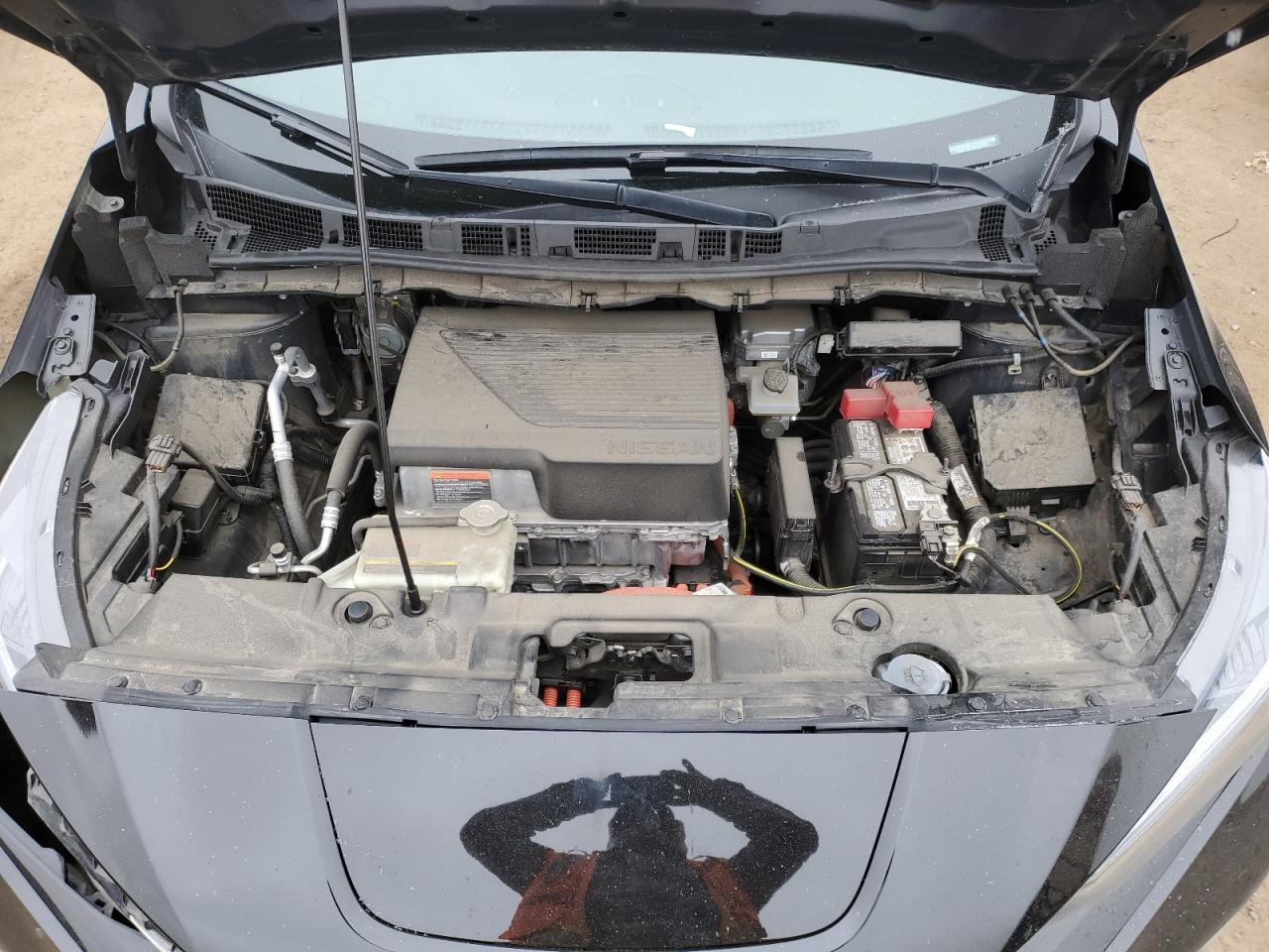 2021 Nissan Leaf VIN 1N4BZ1BV3MC552941 Copart auction photo, front end damage thumbnail 12