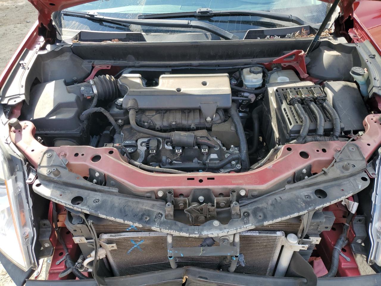 2013 Cadillac SRX VIN 3GYFNCE38DS633161 Copart auction photo, front end damage thumbnail 12