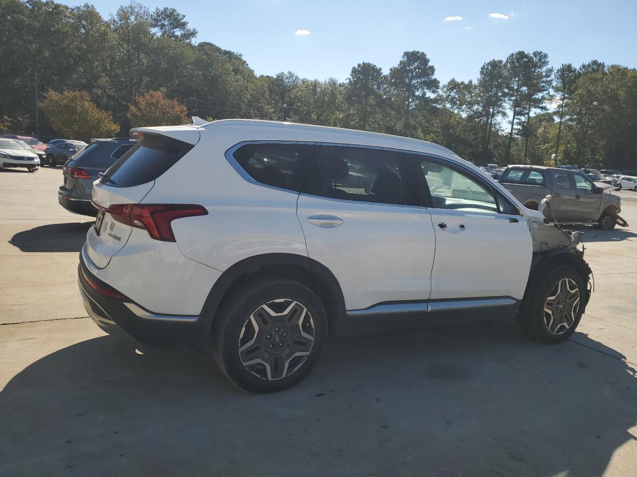 2021 Hyundai Santa Fe VIN KM8S3DA16MU010198 Copart auction photo, front end damage thumbnail 3