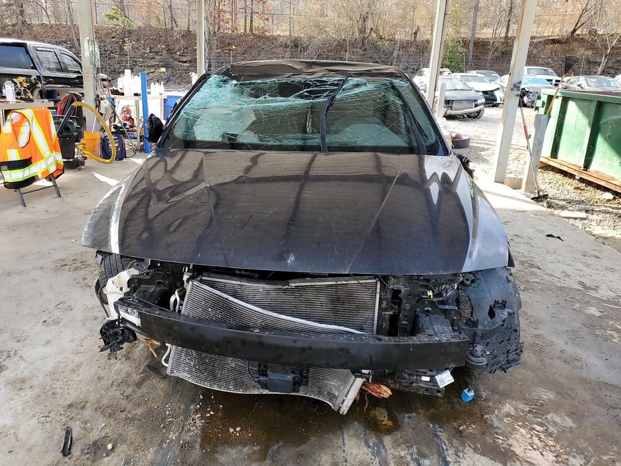 2021 Hyundai Elantra VIN 5NPLS4AG1MH023659 Copart auction photo, all over damage thumbnail 5