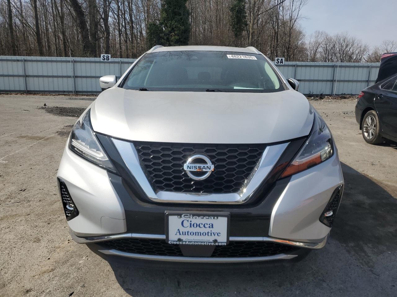 2020 Nissan Murano VIN 5N1AZ2DS0LN122118 Copart auction photo, side / rear end damage thumbnail 5
