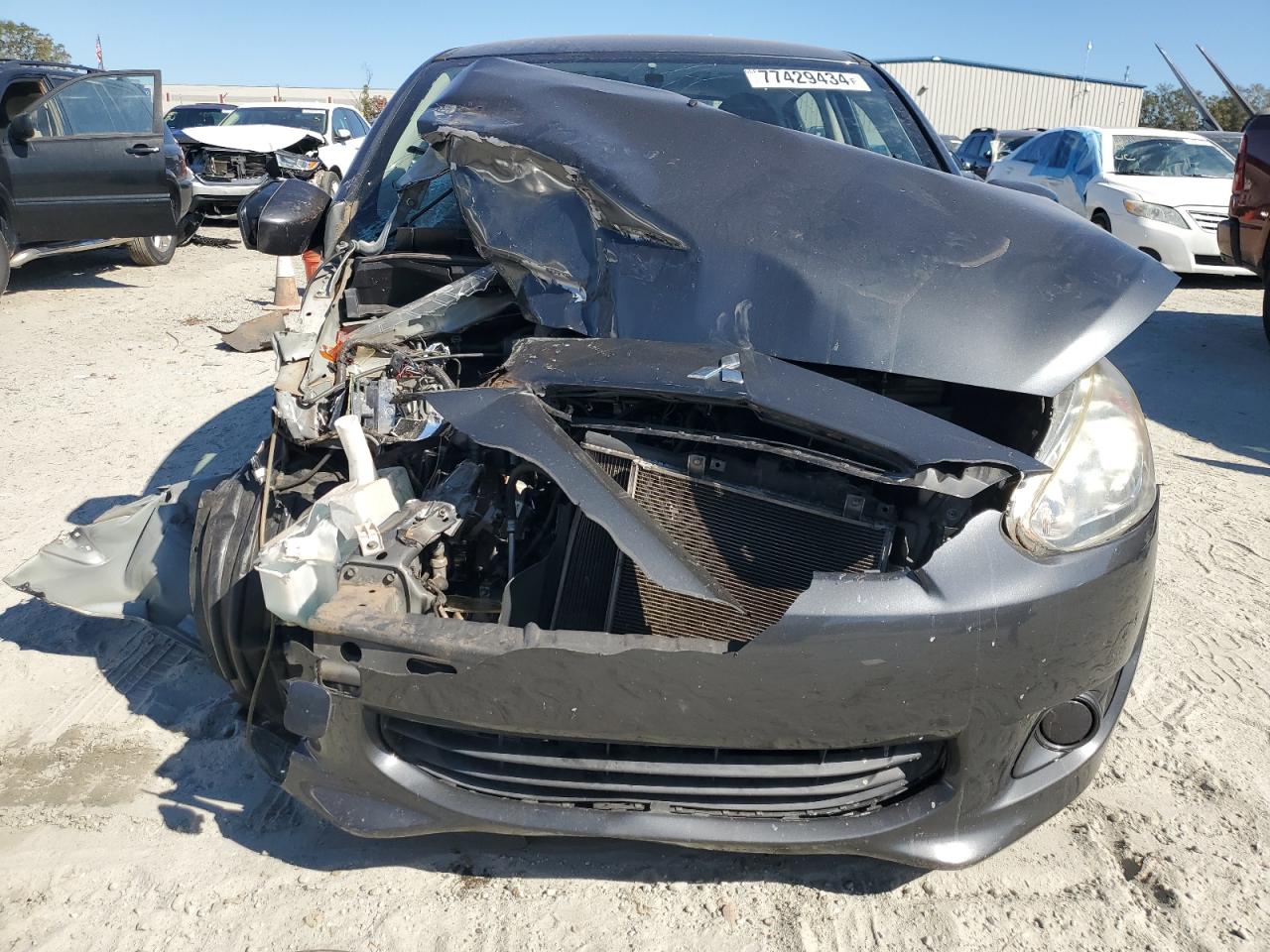 2015 Mitsubishi Mirage VIN ML32A3HJ7FH014155 Copart auction photo, front end damage thumbnail 5